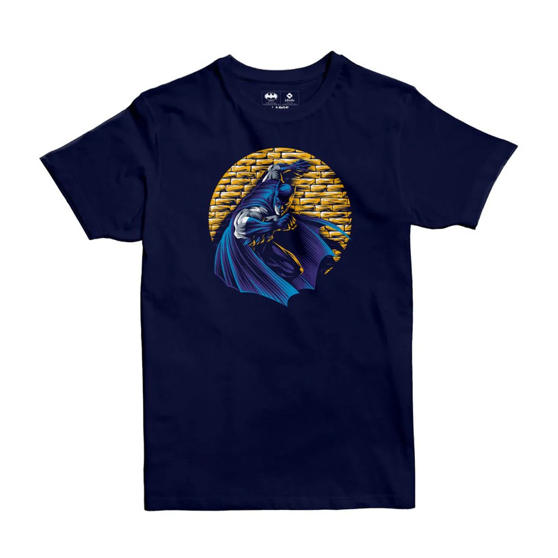 Jobedu Marvel Batman Spotlight Navy Blue T-Shirt - 8-9 Years Old - تي-شيرت